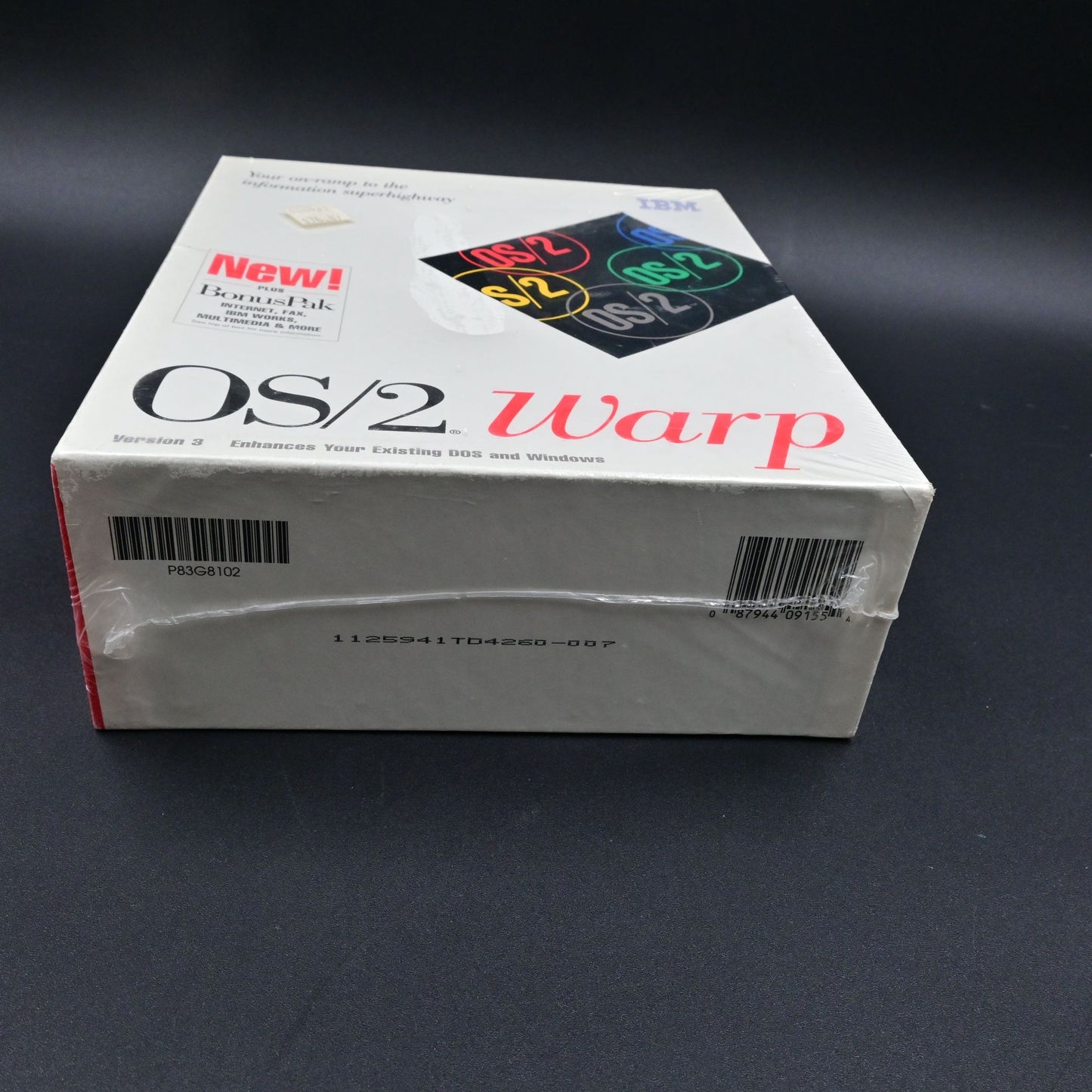 IBM OS/2 Warp Version 3 with BonusPak 3.5" Floppy Disks New Sealed
