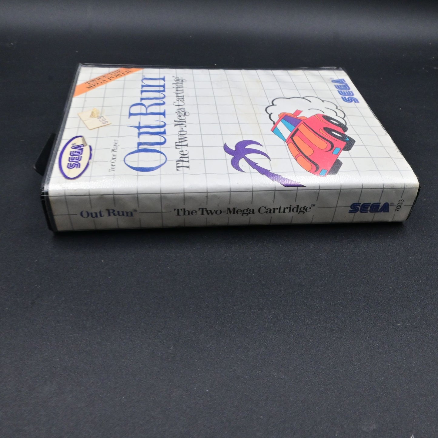 Out Run Sega Master Video Game Cartridge CIB