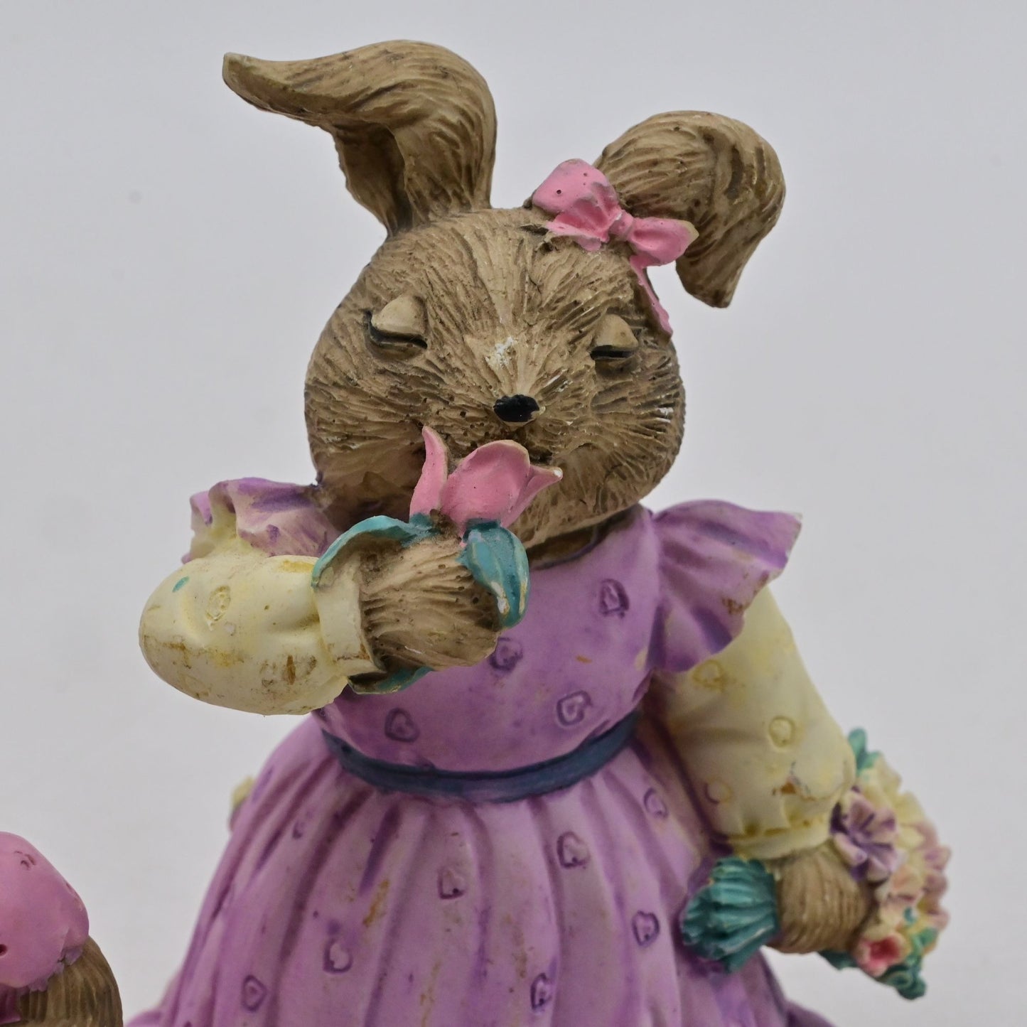 Vintage 1993 Mervyn's Bunny Rabbit Figurines Bundle Oof 3