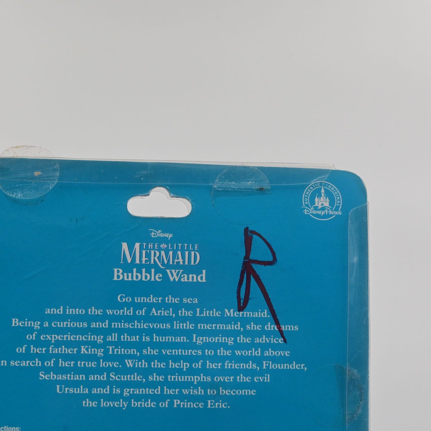Disney Parks The Little Mermaid Musical Light-Up Bubble Blower