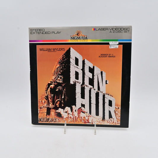 Ben-Hur Laserdisc 2-Disc Set MGM/UA Home Video Stereo Extended Play