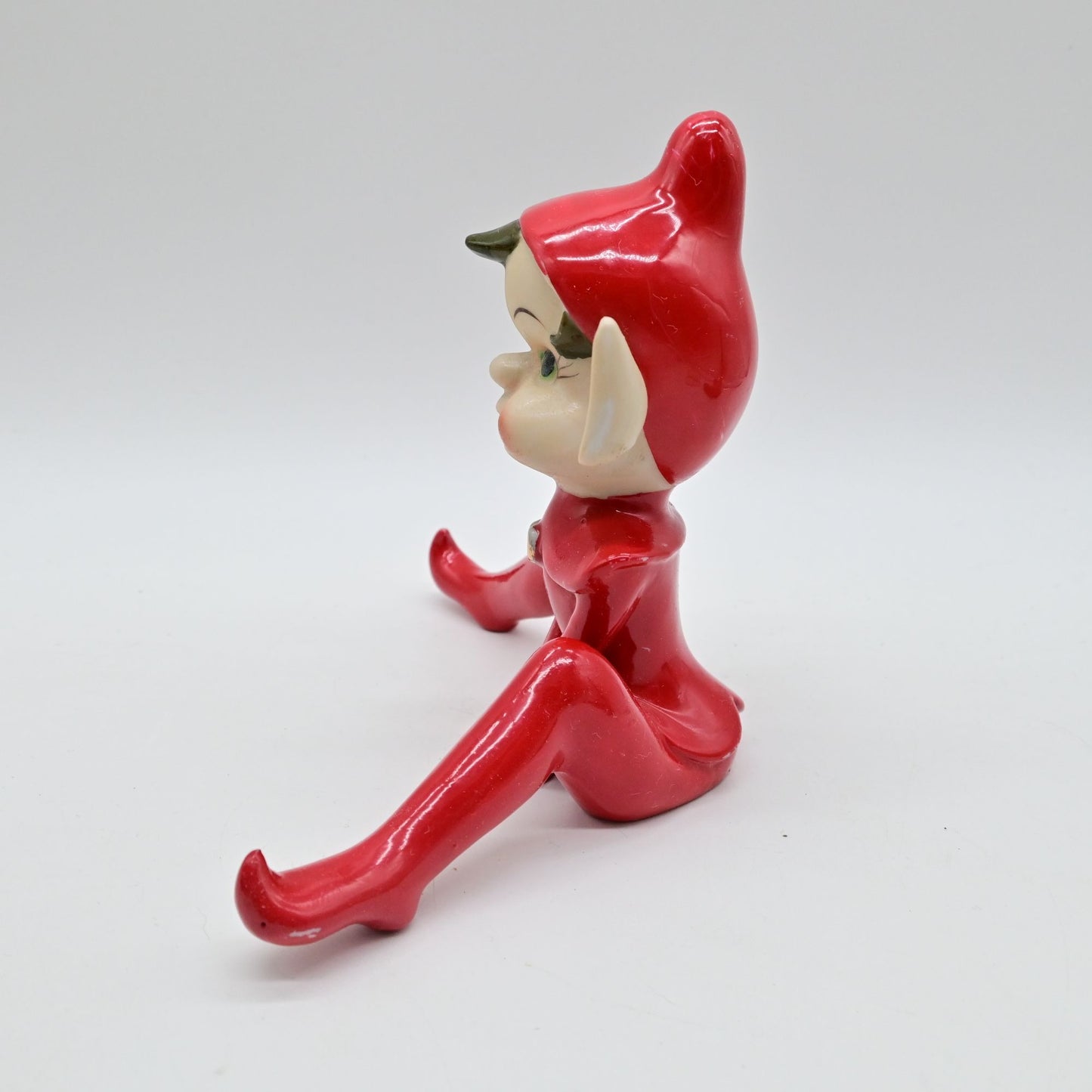 Vintage 1950s Wales Pixie Elf Porcelain Figurine Large