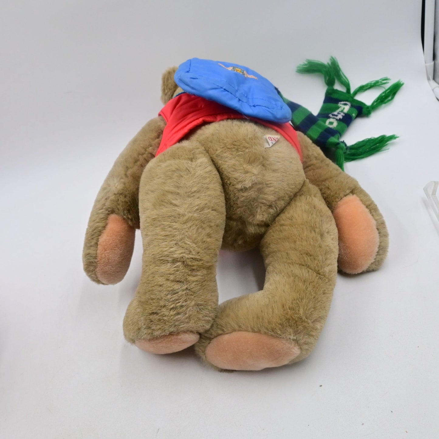 Gund Bialosky Jointed Plush Bear Save the Bears Vest, Backpack, & Scarf Vintage