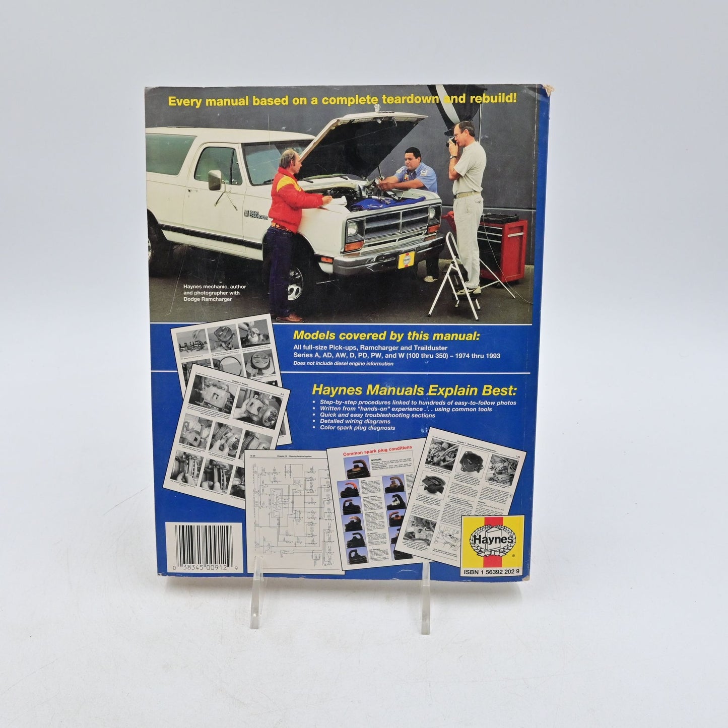 Haynes Automotive Repair Manual Dodge Pick Ups 1974-1991