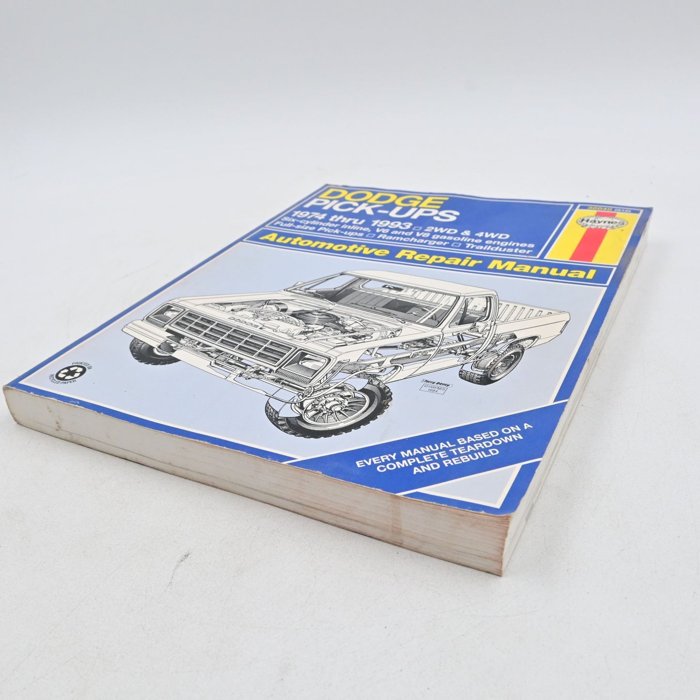 Haynes Automotive Repair Manual Dodge Pick Ups 1974-1991