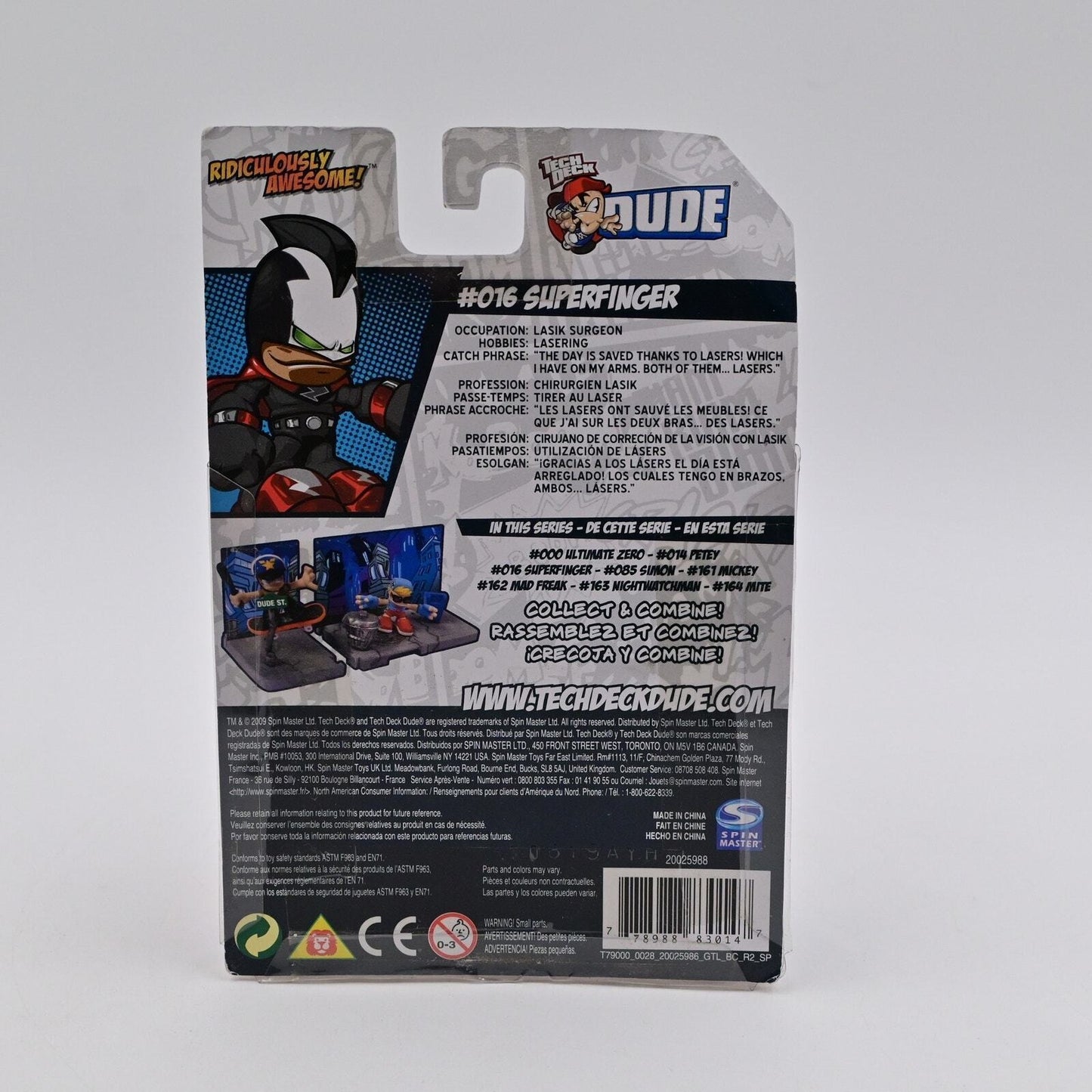 Tech Deck Dude Street Crew Superfinger #016 - 2008