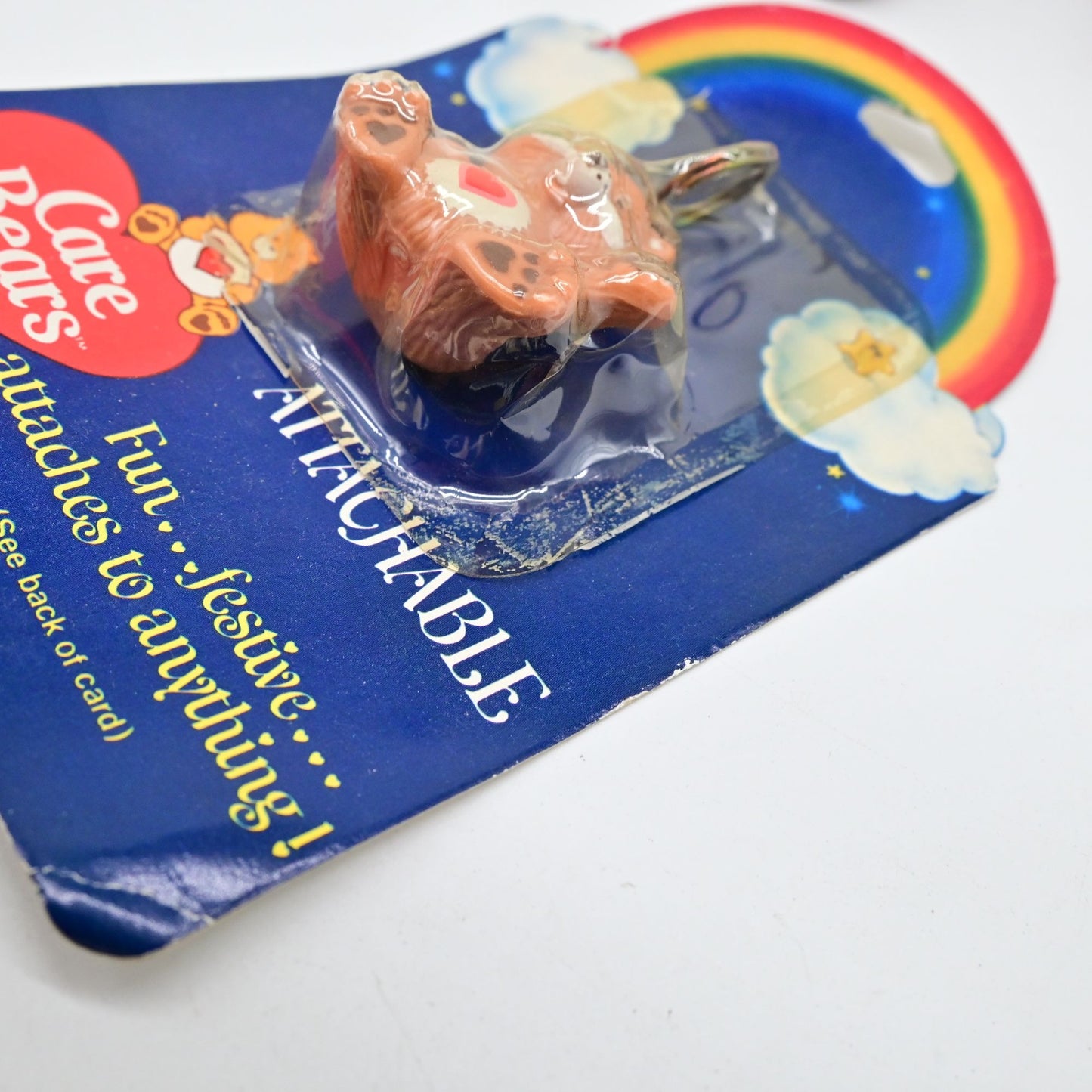 Care Bears Tender Heart Bear Vintage 1980s American Greetings Keychain New