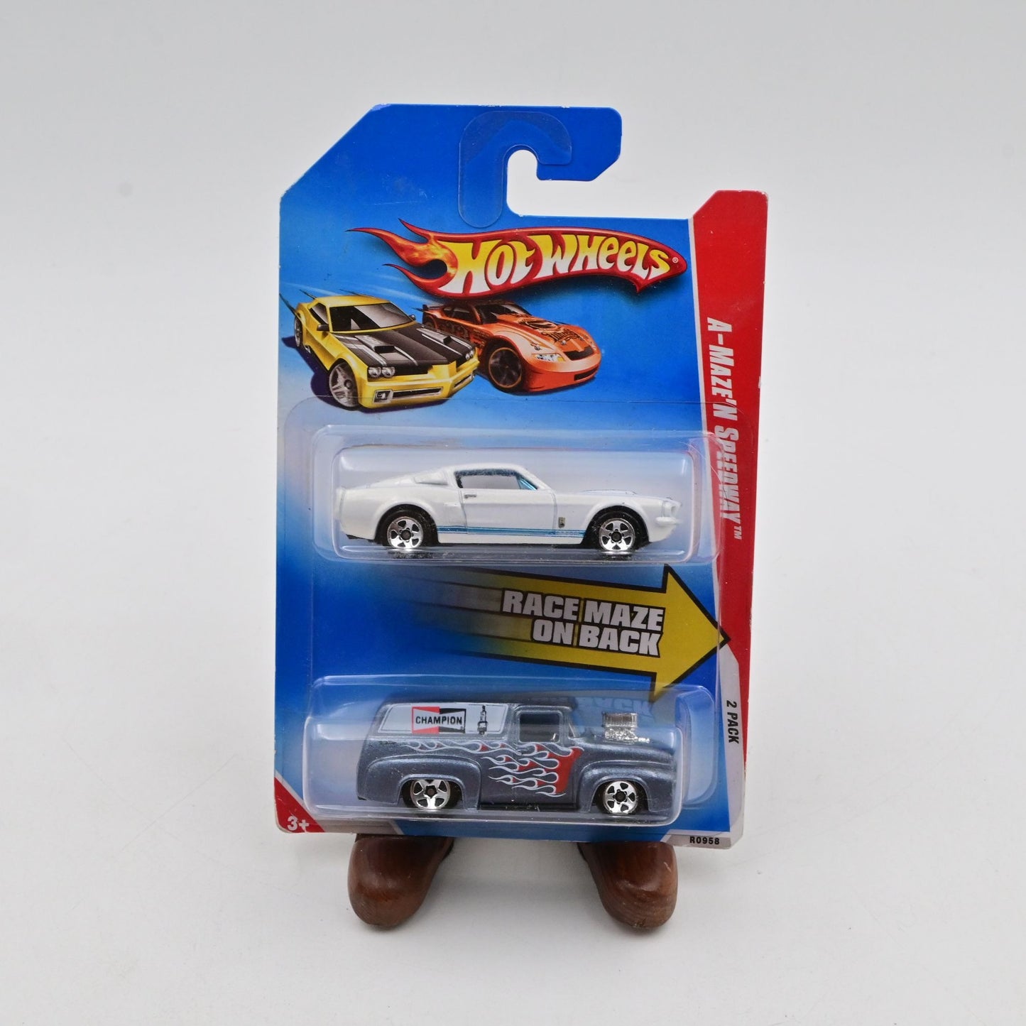 Hot Wheels A-Maze N Speedway 2-Pack '67 Shelby & '56 Ford F-100 Die-Cast Cars