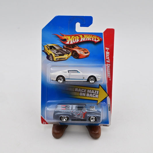 Hot Wheels A-Maze N Speedway 2-Pack '67 Shelby & '56 Ford F-100 Die-Cast Cars