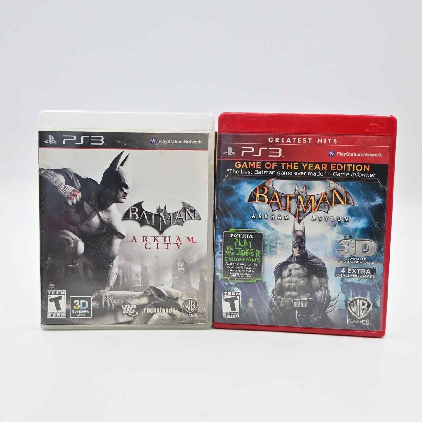 Playstation 3, PS3, Batman Arkham City & Batman Arkham Asylum