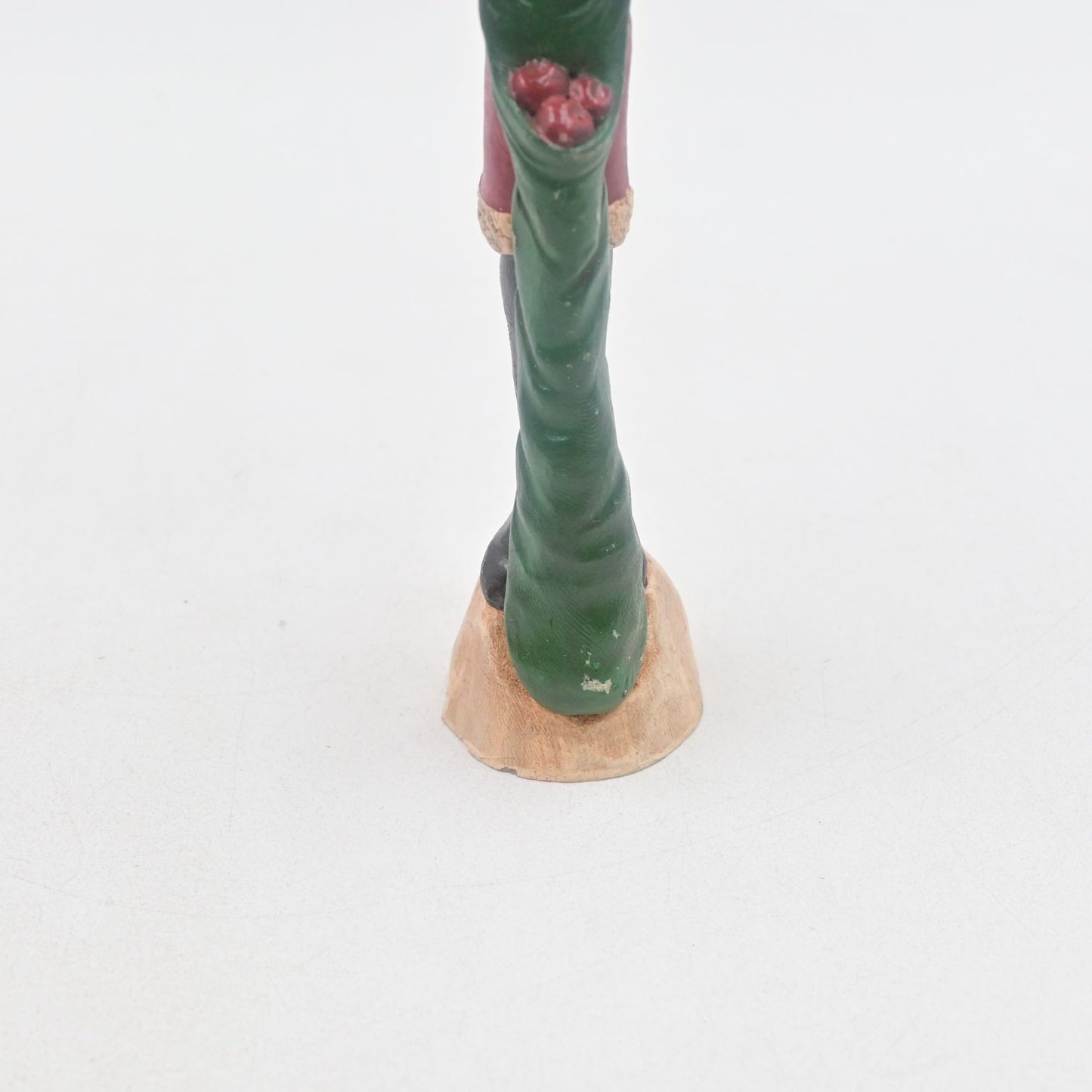 Jim Shore Old World Pencil Santa 9.6" Resin Figurine Sack of Apples Vintage 1990