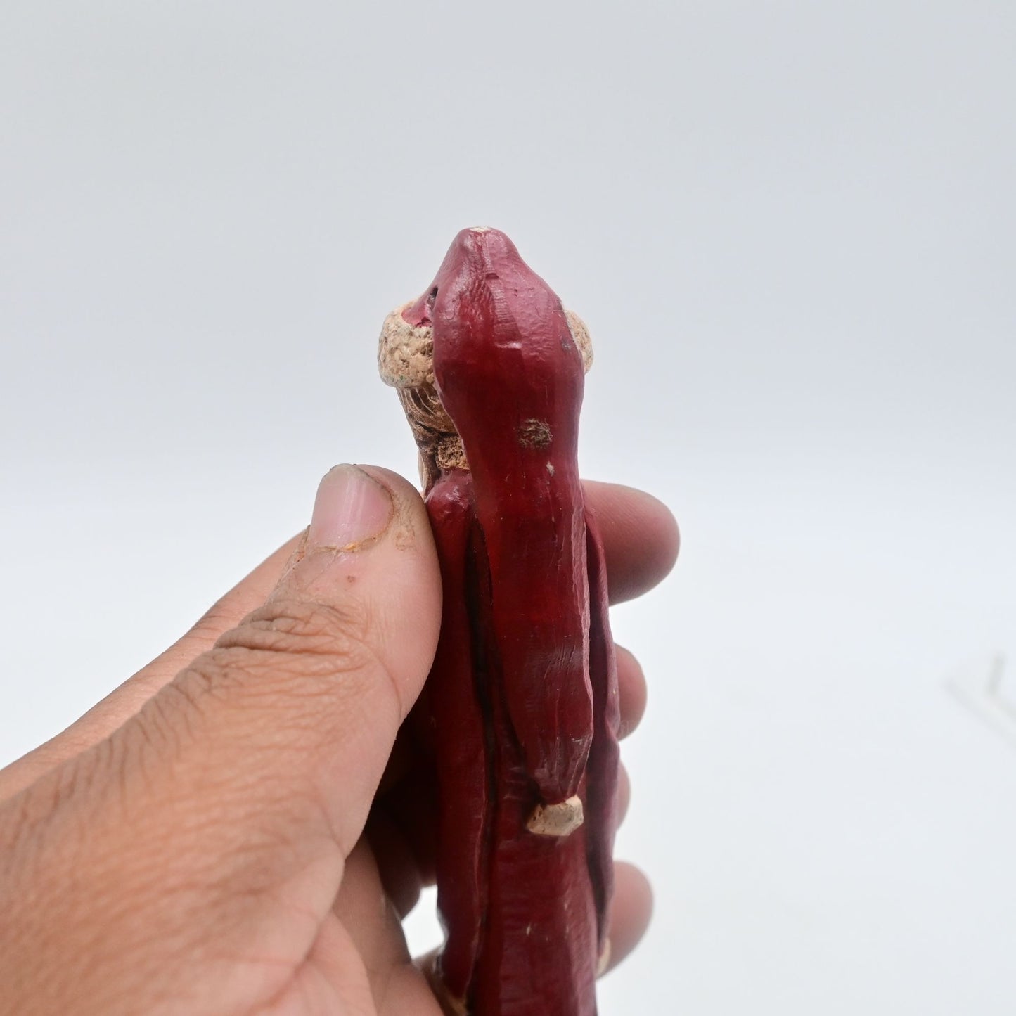 Jim Shore Old World Pencil Santa 9.6" Resin Figurine Sack of Apples Vintage 1990