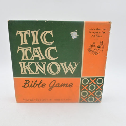 Tic Tac Know Bible Game Vintage 1964
