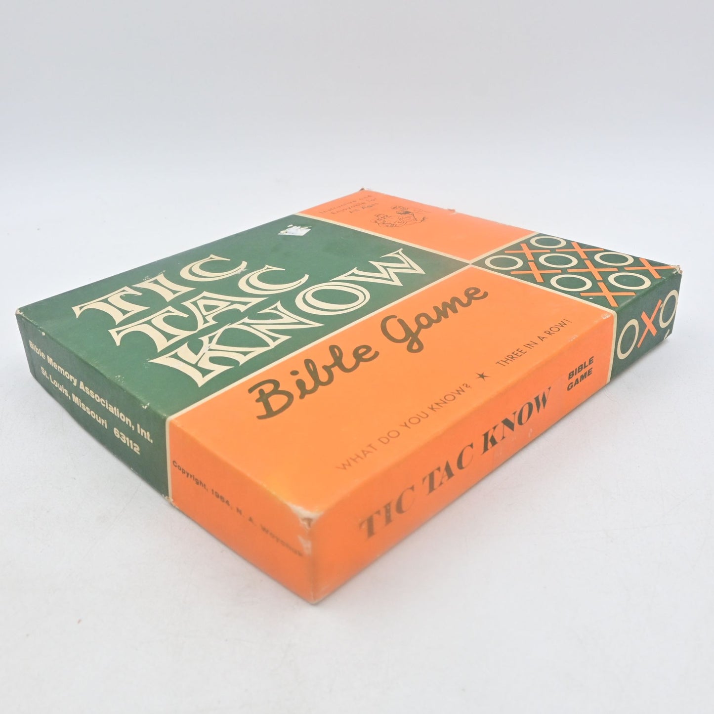Tic Tac Know Bible Game Vintage 1964