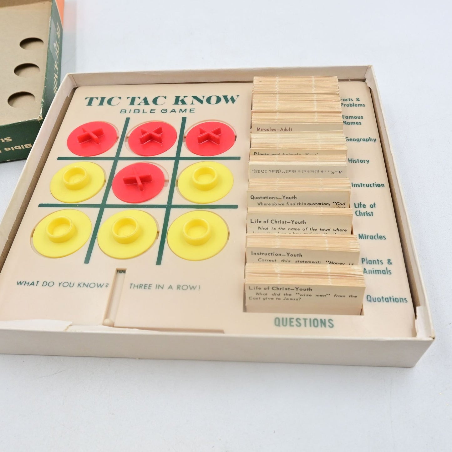 Tic Tac Know Bible Game Vintage 1964