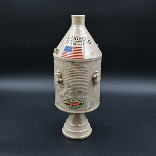 Barsottini Decanter USA Apollo 11 Space Capsule Vintage 1969 Empty