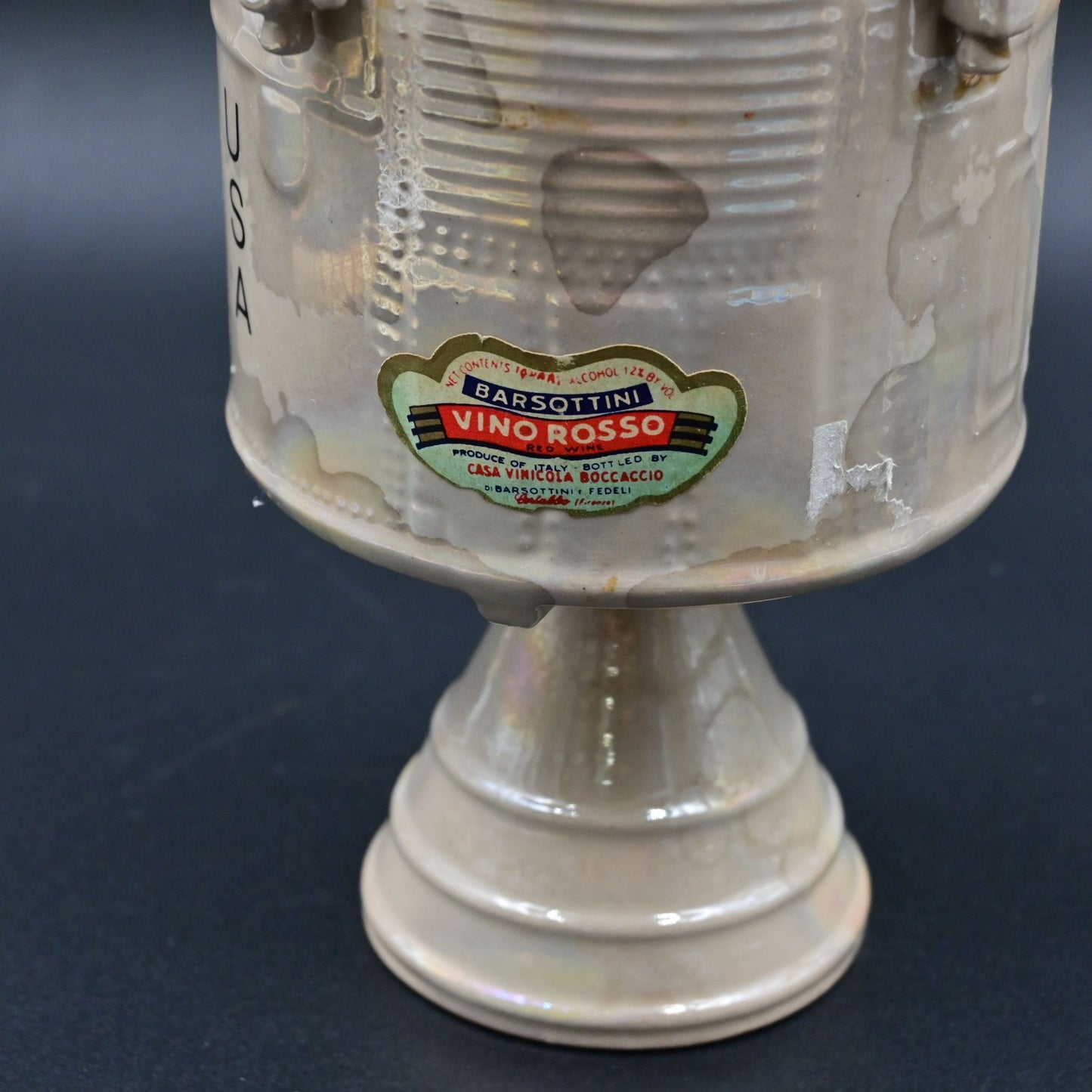 Barsottini Decanter USA Apollo 11 Space Capsule Vintage 1969 Empty