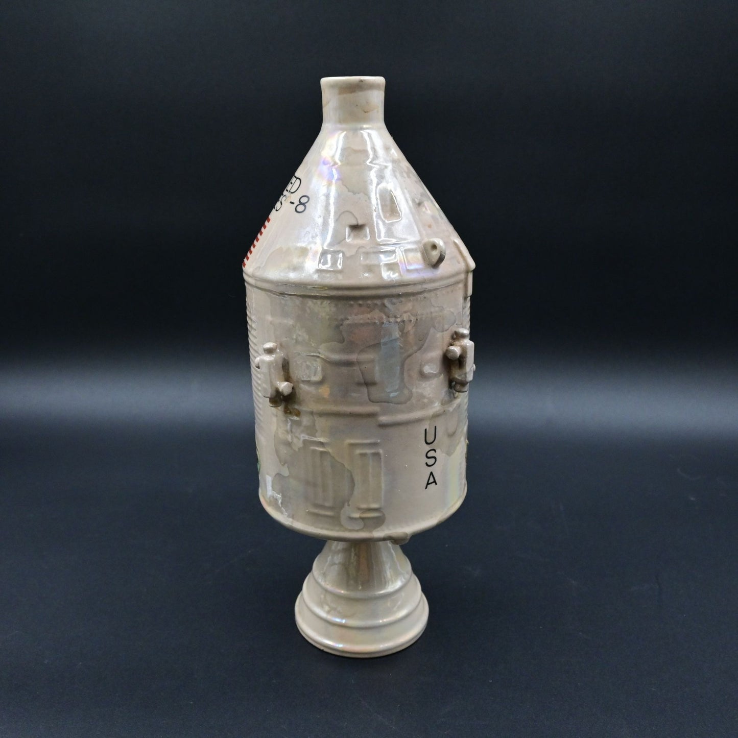 Barsottini Decanter USA Apollo 11 Space Capsule Vintage 1969 Empty