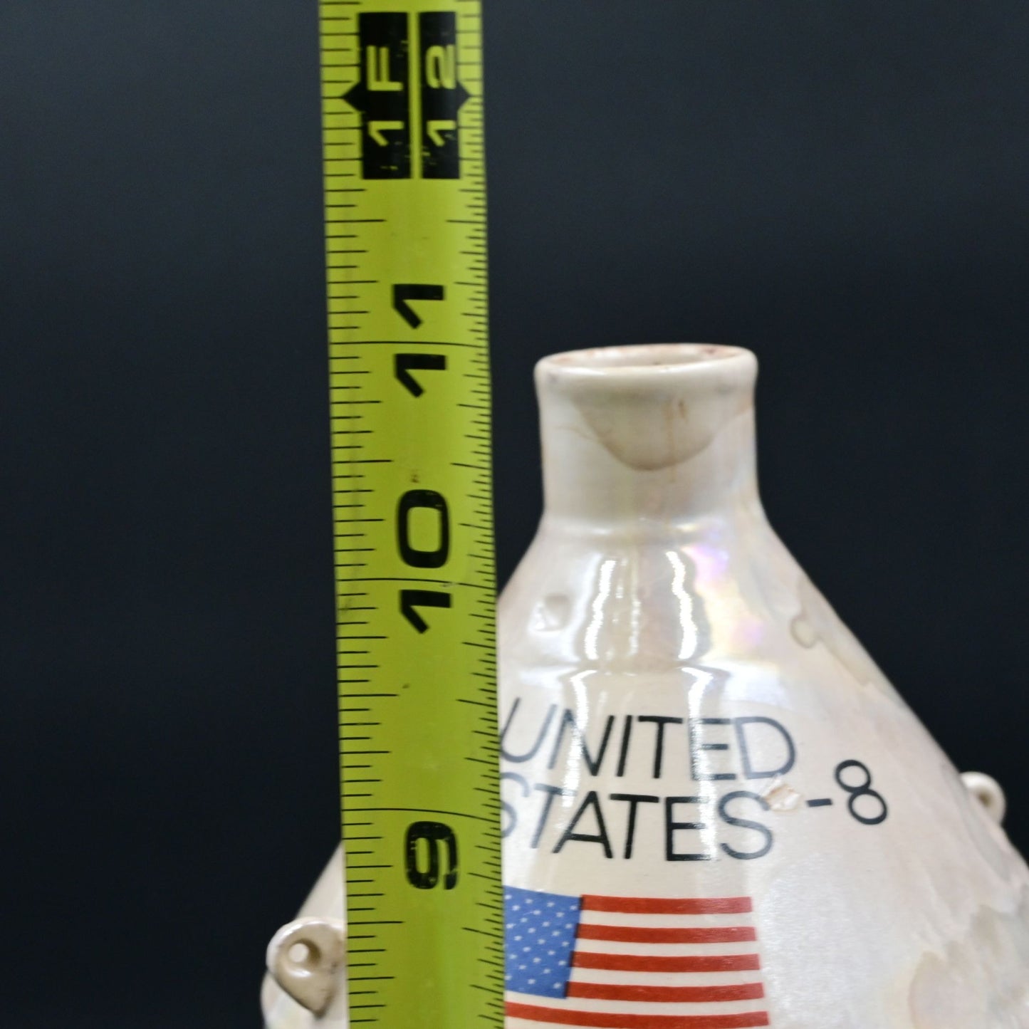 Barsottini Decanter USA Apollo 11 Space Capsule Vintage 1969 Empty