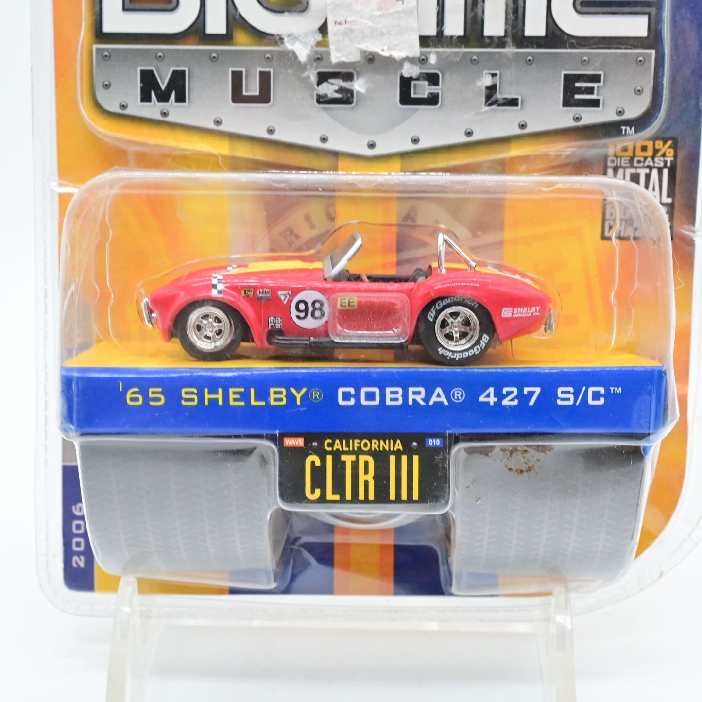 Jada Big Time Muscle Wave 10 '65 Shelby Cobra 427 SC - Vintage 2006