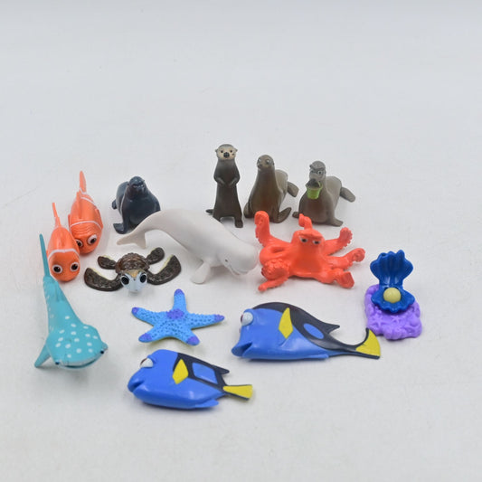 Disney Pixar Finding Nemo Set Of 15 Figures, Cake Topper Toy