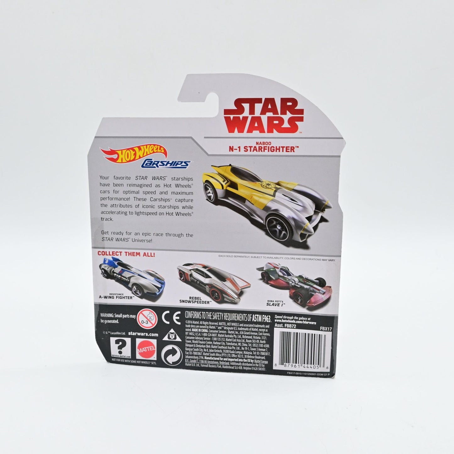 Hot Wheels Star Wars N-1 Starfighter Die-Cast Car New Sealed