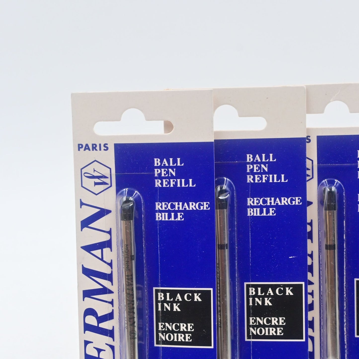Waterman Pen Refills Blue Ink Fine Point Roller Ball Germany Sealed Vintage