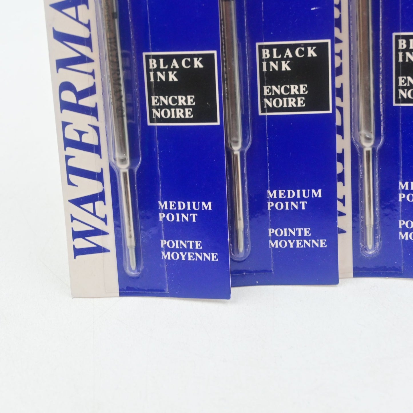 Waterman Pen Refills Blue Ink Fine Point Roller Ball Germany Sealed Vintage