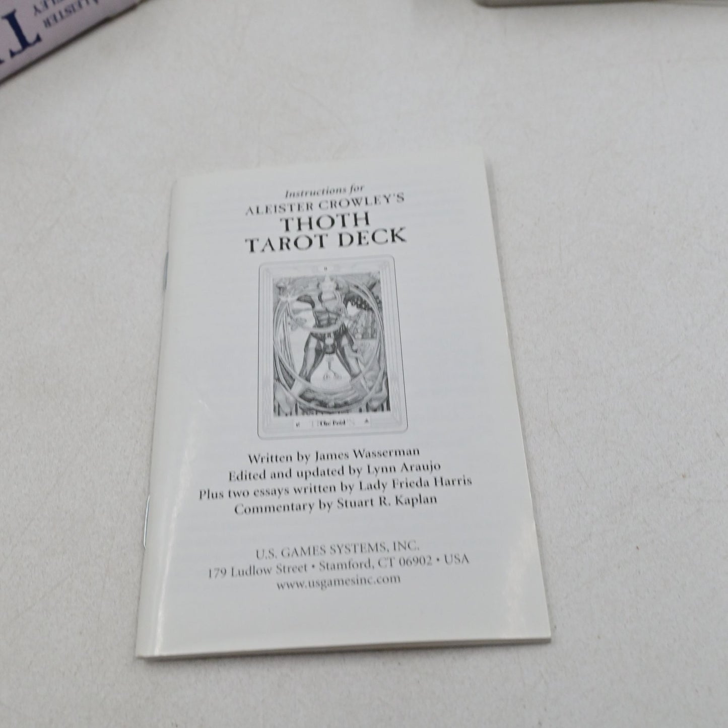 Aleister Crowley's Thoth Tarot Deck W/ Instruction Booklet