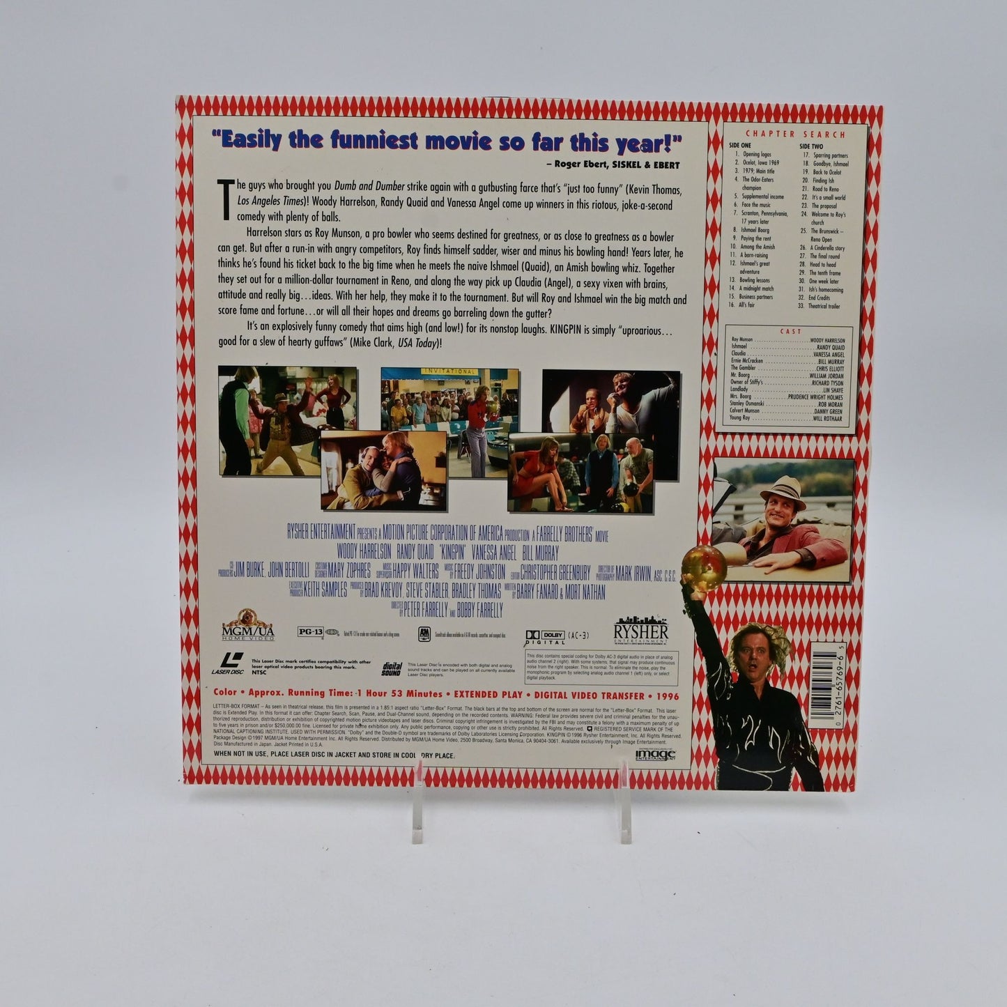 Vintage 1996 Kingpin Laserdisc Deluxe Letter Box Edition