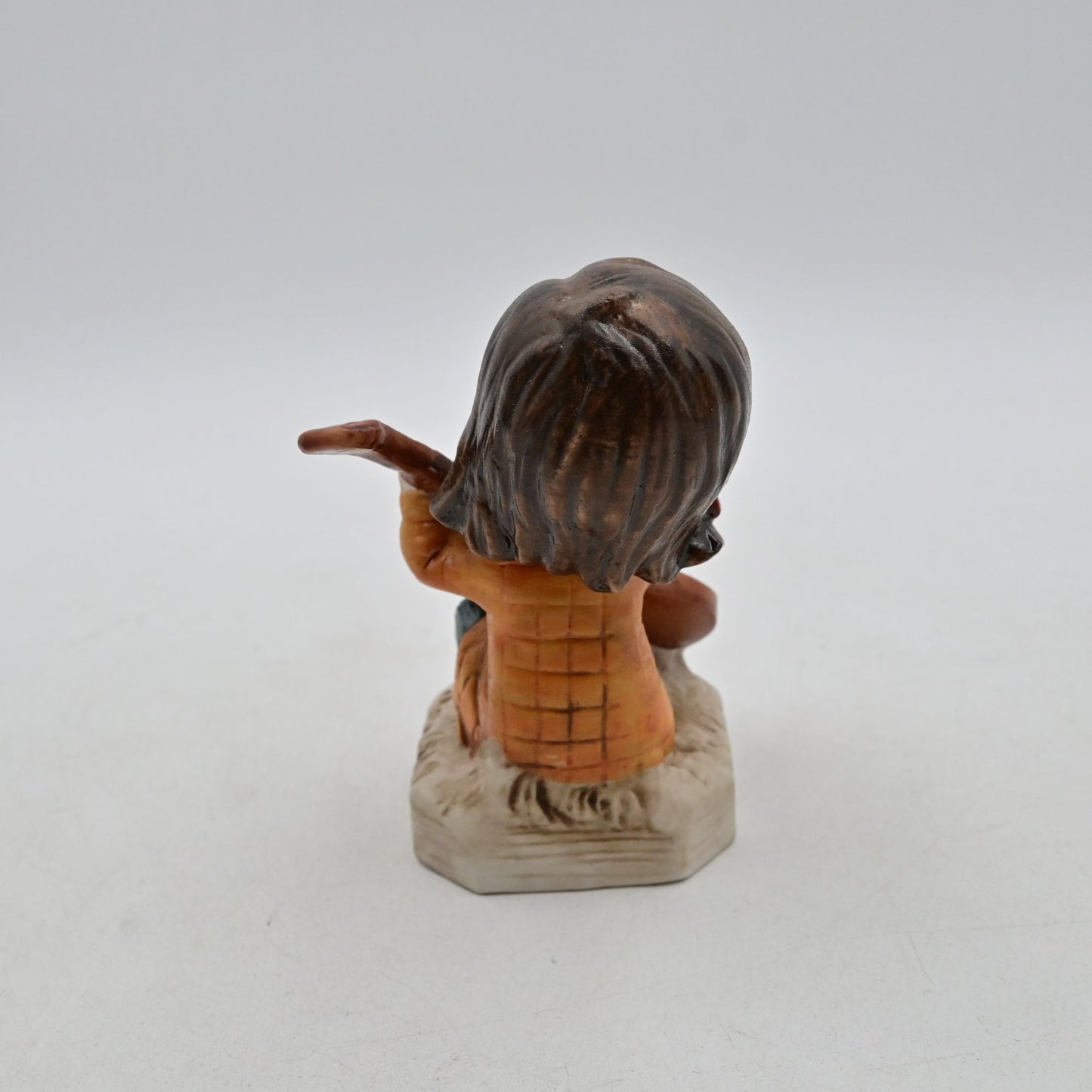 Fran Mar Gorham Moppets Figurine Ceramic I Miss You Guitar Girl - Vintage 1971