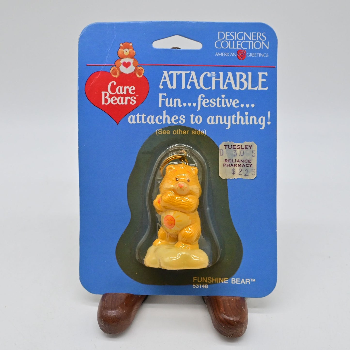 Care Bear Funshine Bear Kachin American Greeting Vintage New In Package