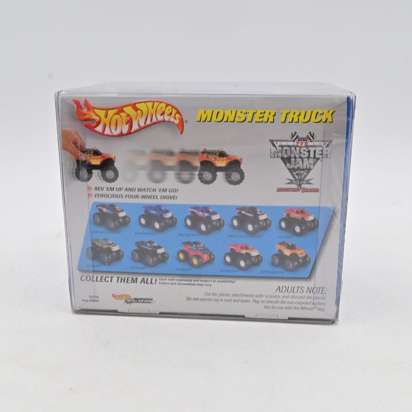 Hot Wheels King Krunch Monster Truck Toy Rev N Go Power Purple