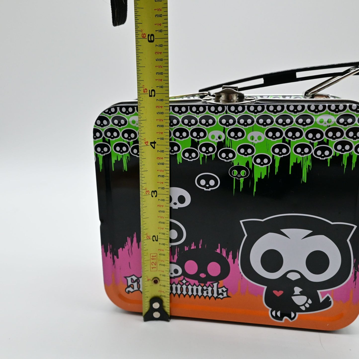 2009 Skelanimals Oliver the Owl Mini Tin Lunch Box Target Exclusive