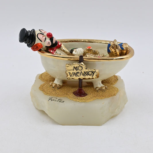 Ron Lee Hobo Joe in Tub No Vacancy #259 Clown Figure - Vintage 1983