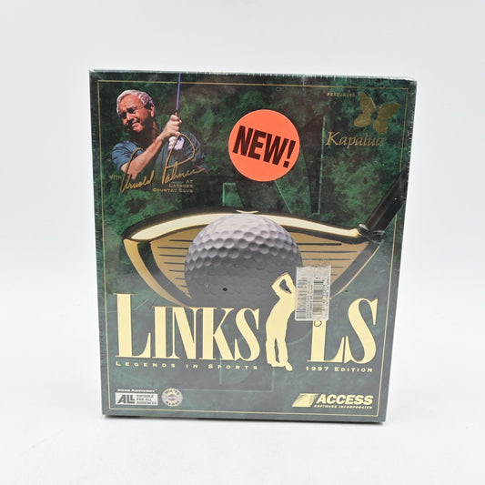 Links LS Legends In Sport Arnold Palmer Big Box PC Video Game - Vintage 1997