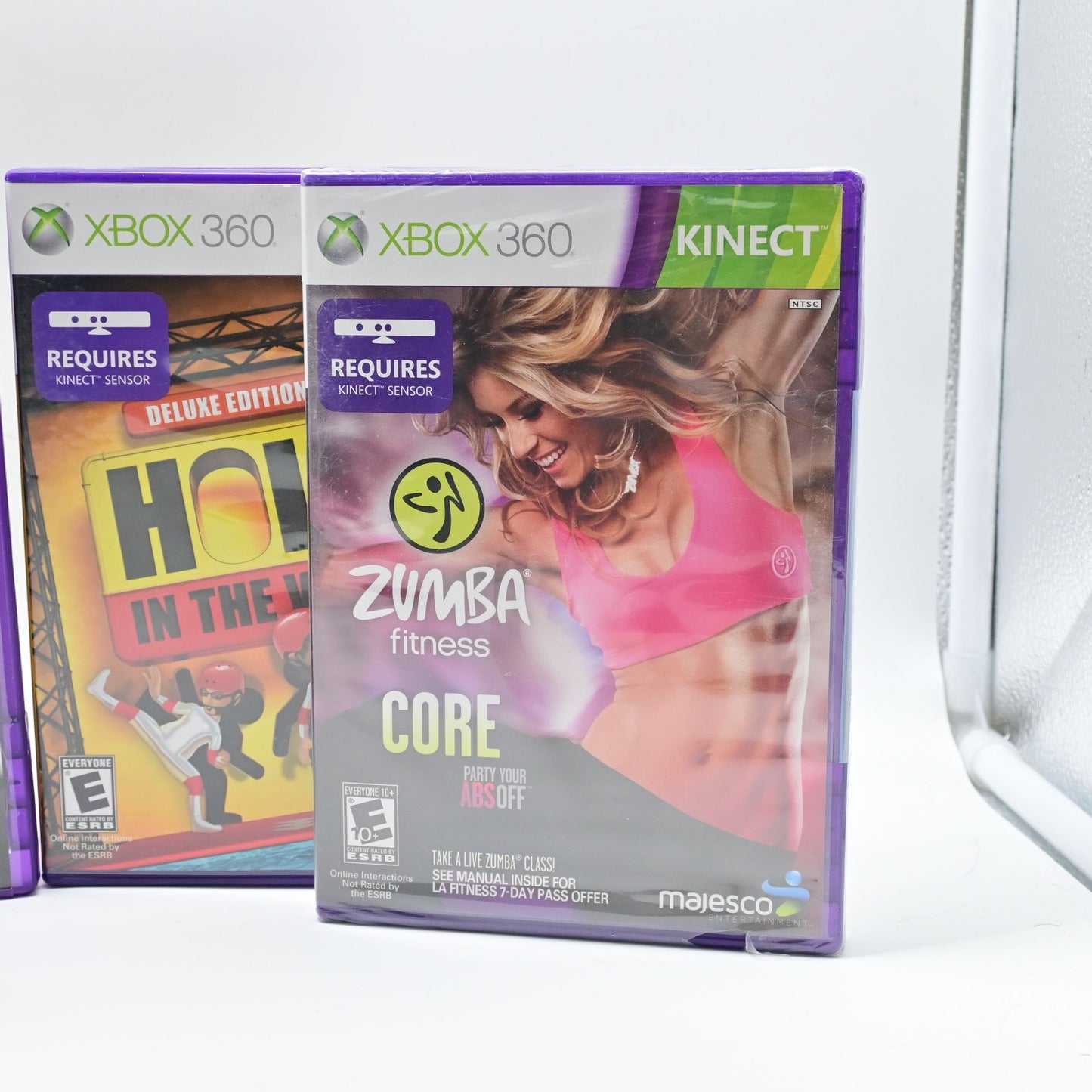 Xbox 360 Kinect Adventures, Kinectimals, Zumba Fitness, Core Hole In The Wall