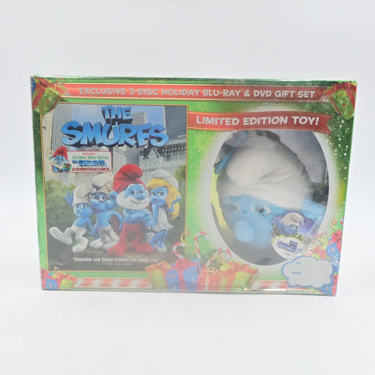 The Smurfs Exclusive Holiday Blu-Ray & DVD Set With Limited Edition Plush