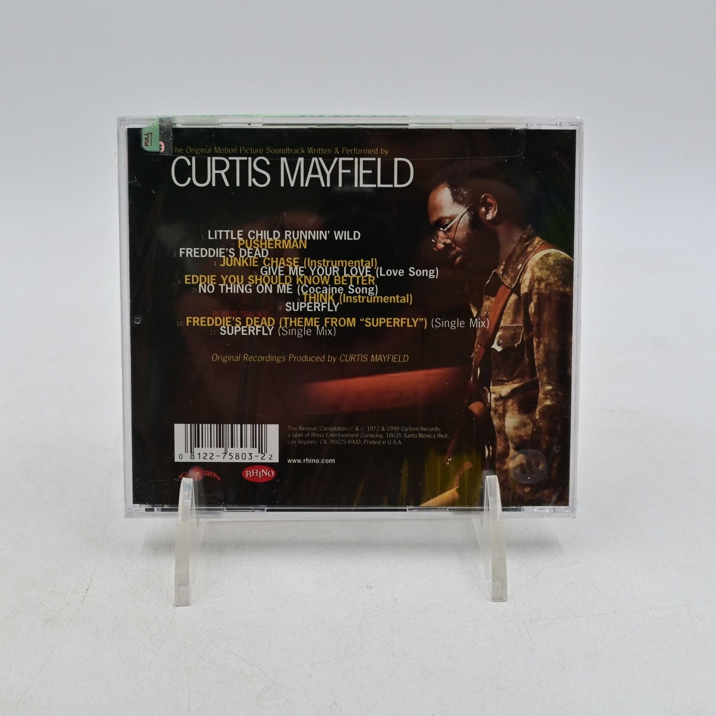 Super Fly Original Soundtrack by Curtis Mayfield Cd Sealed Damaged Case