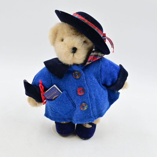 Muffy Vanderbear Grand Tour W/ Stand Vintage Stuffed Plush Bear