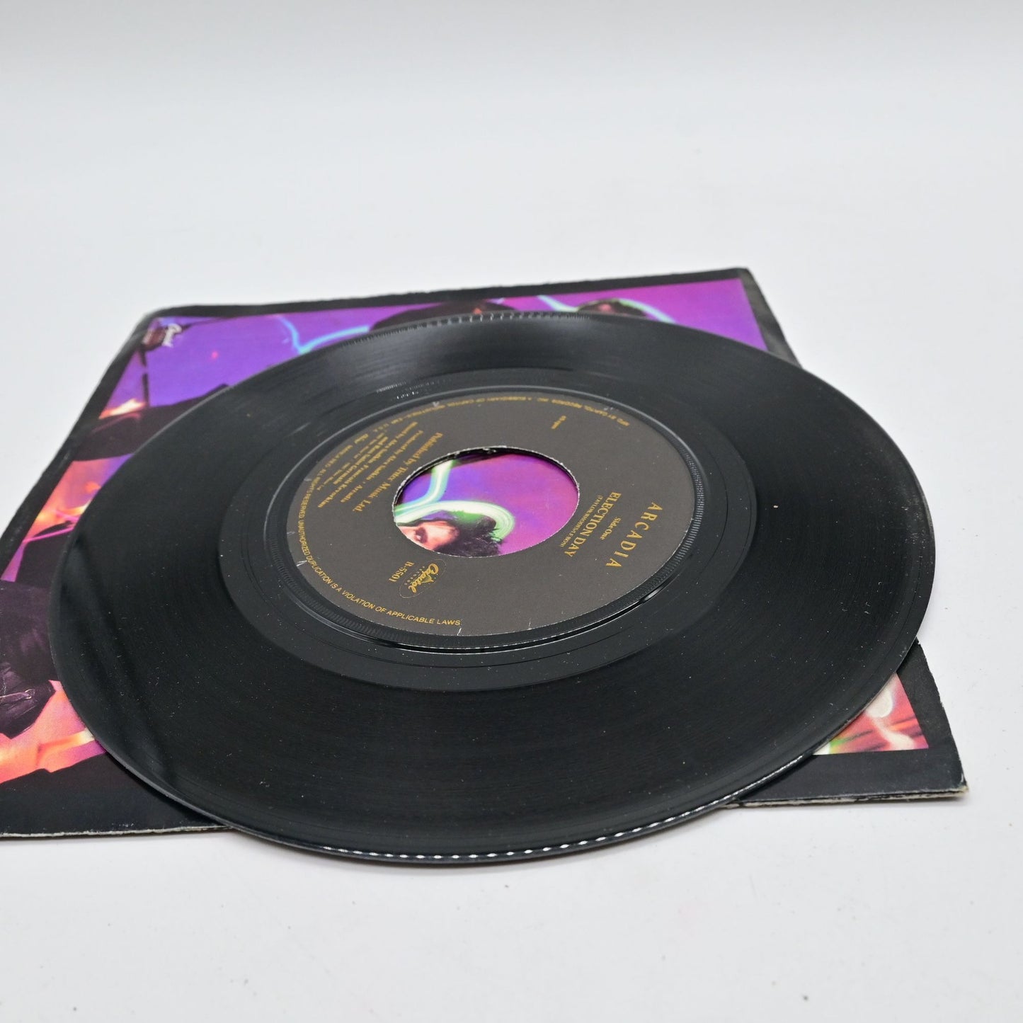 Arcadia Election Day Vinyl Record 45rpm
