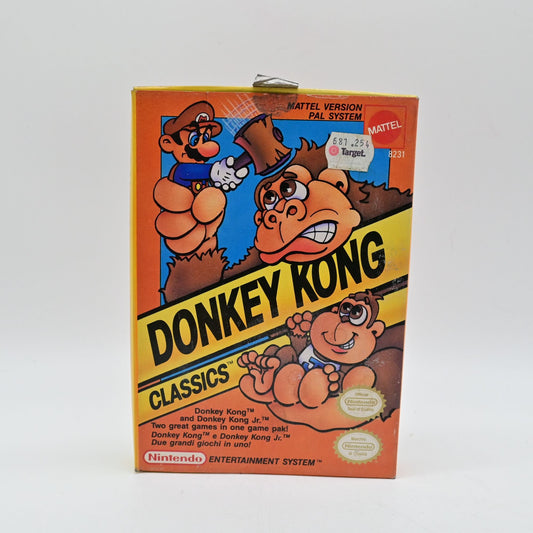 NES Donkey Kong Classics Video Game Cartridge CIB