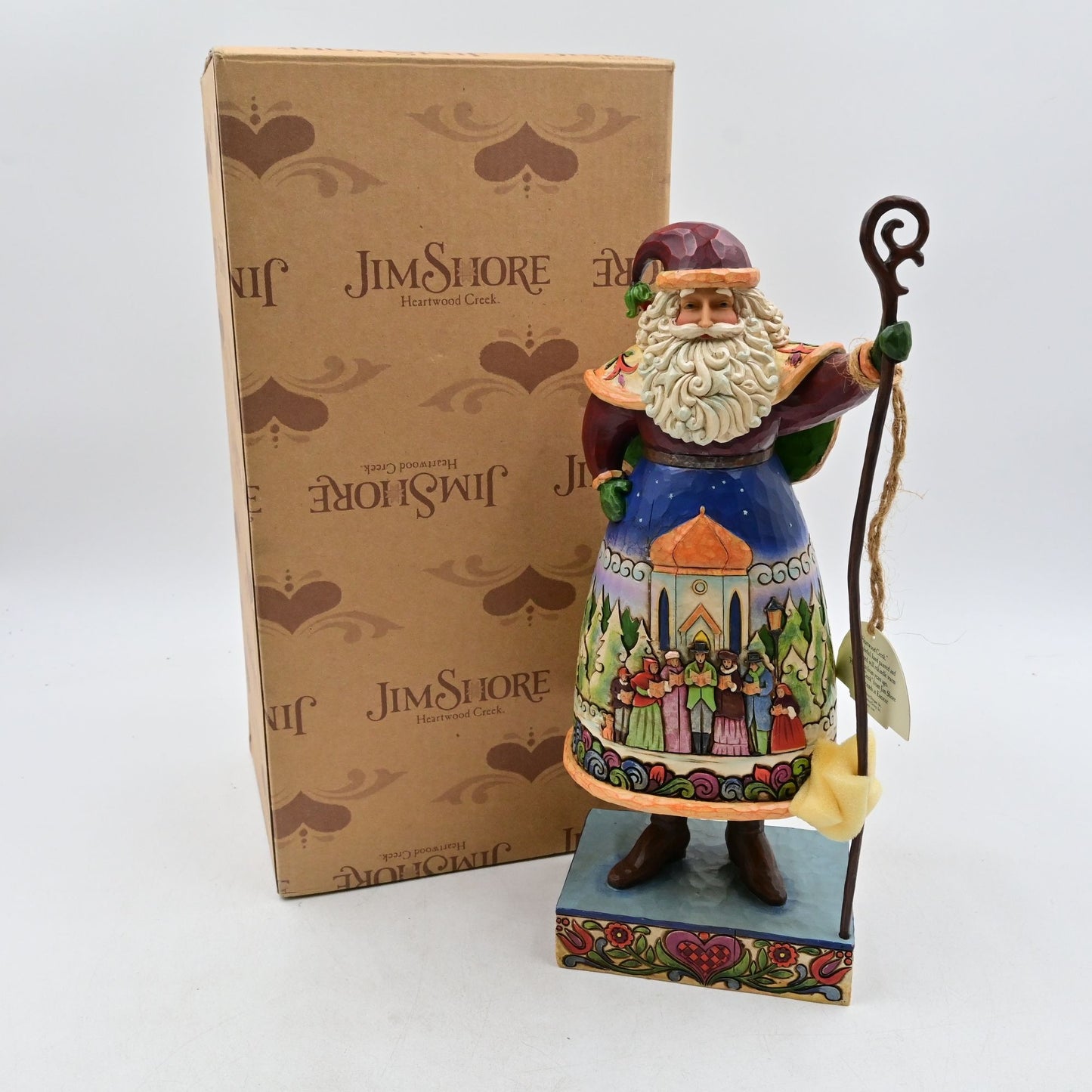Jim Shore Here We Come a' Caroling 2007 Santa Claus Figurine Christmas 4007924