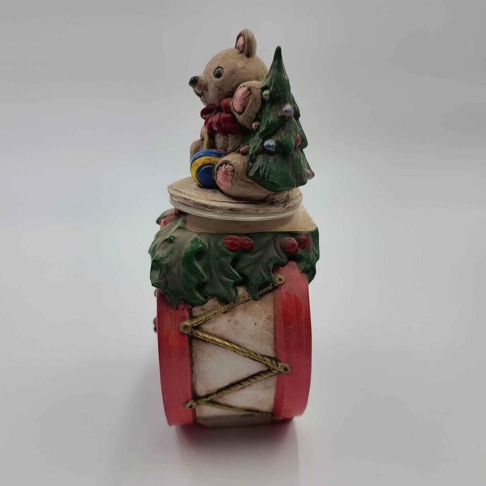 We Wish You A Merry Christmas Teddy Bear Music Box