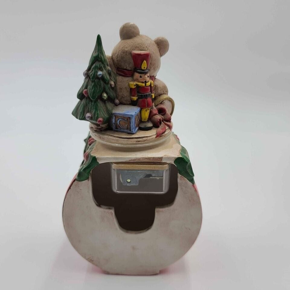 We Wish You A Merry Christmas Teddy Bear Music Box