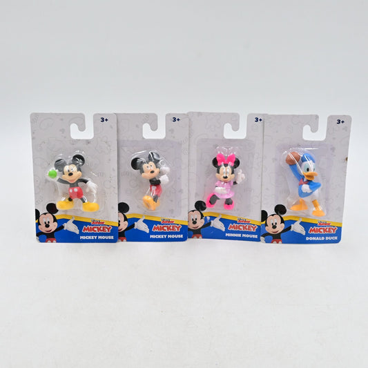 Disney Junior Mickey Mouse & Friends PVC Cake Topper Figurine Bundle Of 4
