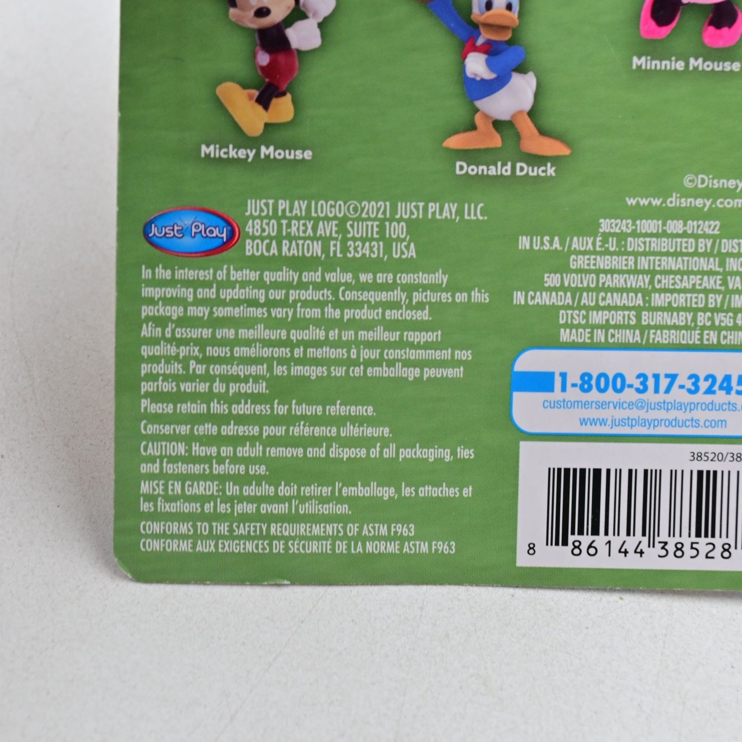 Disney Junior Mickey Mouse & Friends PVC Cake Topper Figurine Bundle Of 4