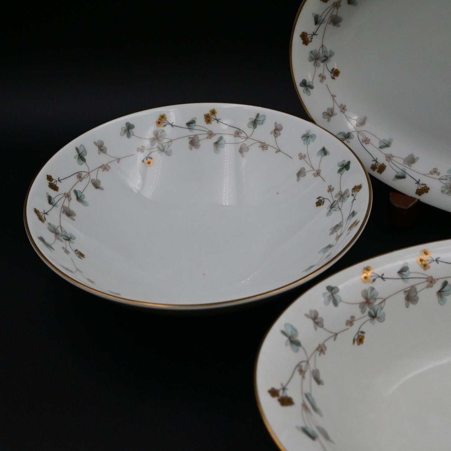 Noritake China Clovis Pattern #5855 Serving Platter / Bowl Bundle Of 3