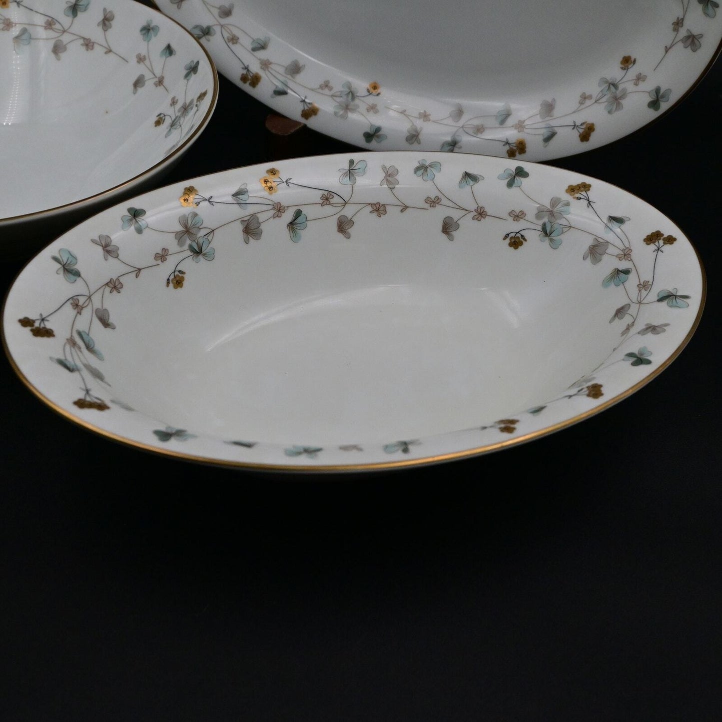 Noritake China Clovis Pattern #5855 Serving Platter / Bowl Bundle Of 3