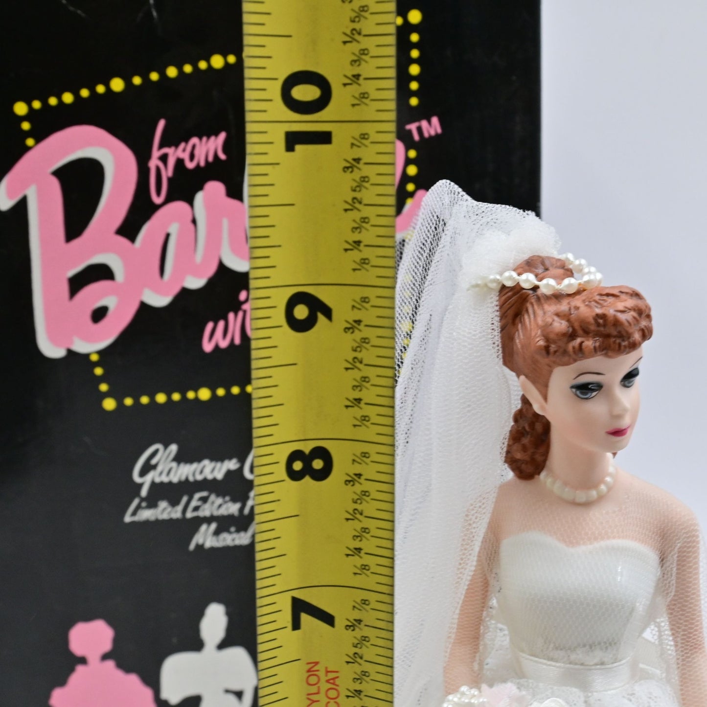 Enesco From Barbie With Love Wedding Day Musical Figurine Porcelain Doll